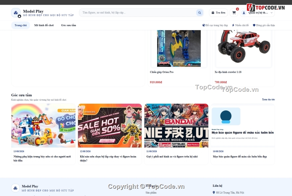 Đồ án,mô hình,web bán đồ chơi